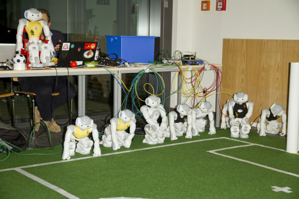 Roboter-Fußball