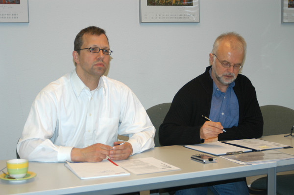 Stephan Albers und Hans Decker - Vorstand der Alumni