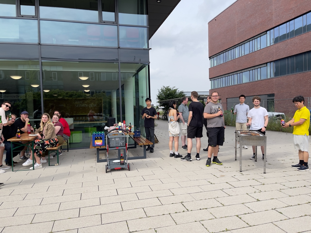 InforBarbeque beim Grillen